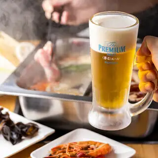 2時間飲み放題付全11品『人気NO1！華やぐ美鍋コース』4,800円（税込） 飲み会,歓迎会に◎