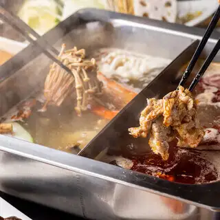 【お得なランチセット】当店名物！火鍋ランチセット1人前1,680円（2人前よりご注文可）