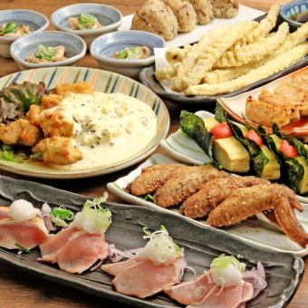 [All-you-can-drink Komi] Private room banquet possible! Tenjin course 4,000 yen → 3,500 yen [500 yen OFF coupon]