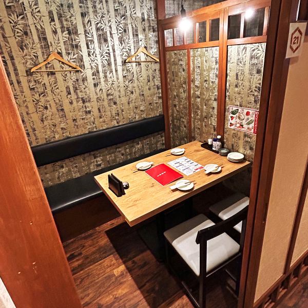 [Higashi Okazaki x Private room banquet] Banquets at tables can accommodate up to 40 people!