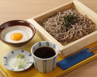 [Cold soba] Tsukimi Tororo Soba