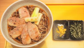 [Warm soba] Kamo Nanban / [Chilled soba] Soba with duck and green onions