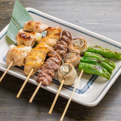 5 skewers of your choice
