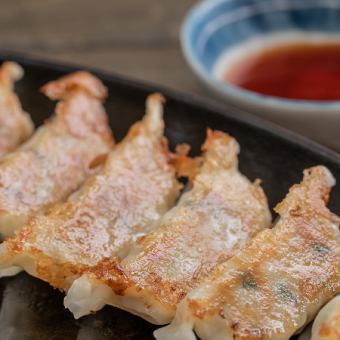 6 hot fried dumplings