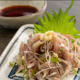 Seared horse mackerel