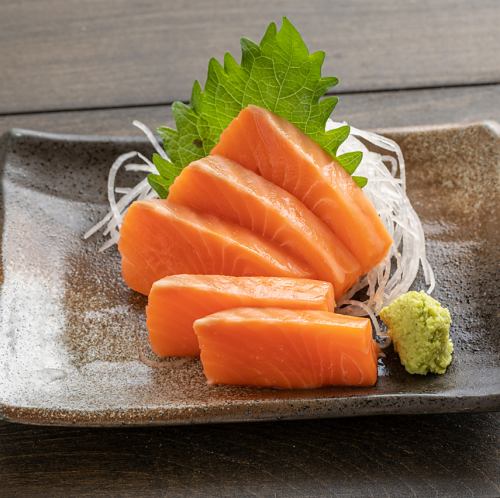 Salmon sashimi