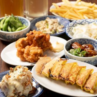 【120分】飲み放題付き「唐揚げ食べ放題コース」全9品4000円