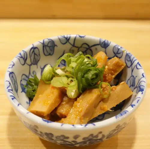 Spicy bamboo shoot snack