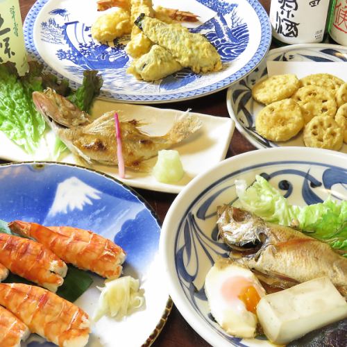 점심에서 신선한 도쿄만의 해산물을 즐길 수