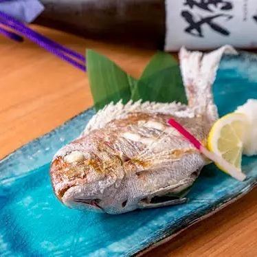 本日の魚を塩焼きで!