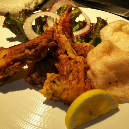 揚げソフトシェルクラブ