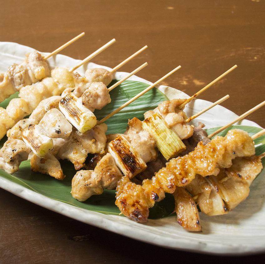 系列店でも人気の焼き鳥も絶品！炭火で焼き上げたこだわりの逸品