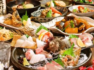 Total of 10 dishes ★ Luxury ★ [2 hours all-you-can-drink included] Hakata!! Taste course 6500 yen ⇒ 5800 yen