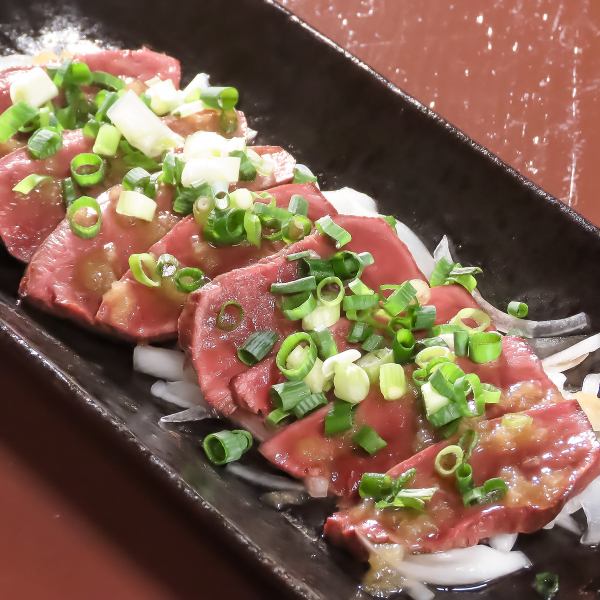 数量限定!新鮮な旨みが際立つ牛ハツ刺し