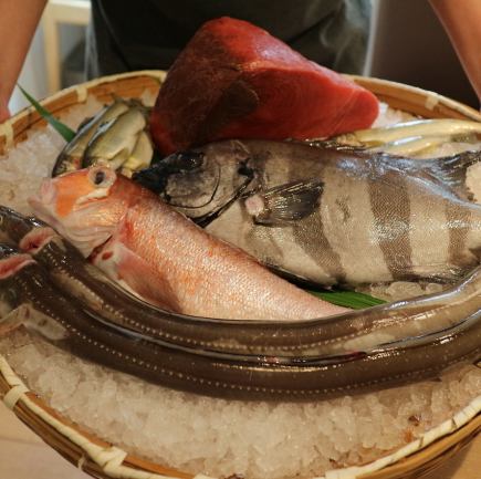 카운터 한정 코스! 음료 2 잔 포함 "계절의 요리와 술을 만끽! 전 11 품"세금 포함 8500 엔