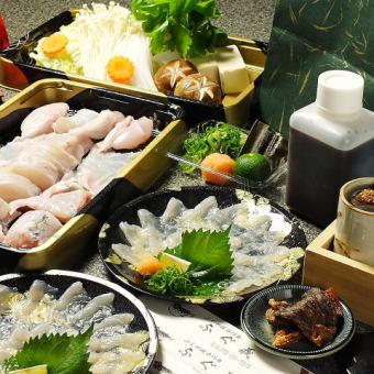 10月スタート！ふぐ義の【てっさ付き・お持ち帰りセット】2人前