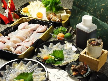 10月スタート!ふぐ義の【てっさ付き・お持ち帰りセット】2人前