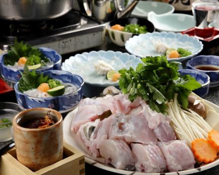 【12・1月】忘新年会『活てっちりコース』 6,000円(税込6,600円）/飲み放題付き税込8,250円