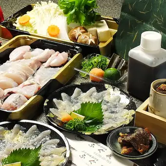 10월 스타트! 복어의 【테사 첨부・반입 세트】2인분