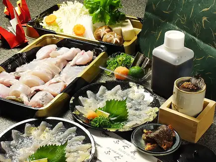 10월 스타트! 복어의 【테사 첨부・반입 세트】2인분