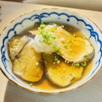 茄子の揚げひたし