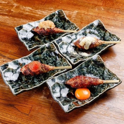 焼鳥は豊富なラインナップ