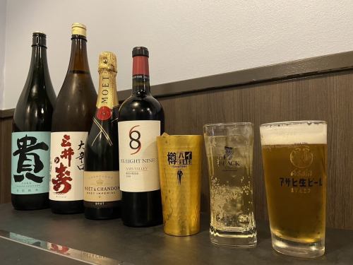 【オーナーこだわりの日本酒・焼酎・ワイン】