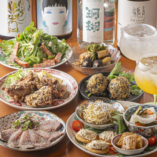 隠れ家のようなアットホーム空間で旬野菜やこだわりの逸品を楽しむ♪