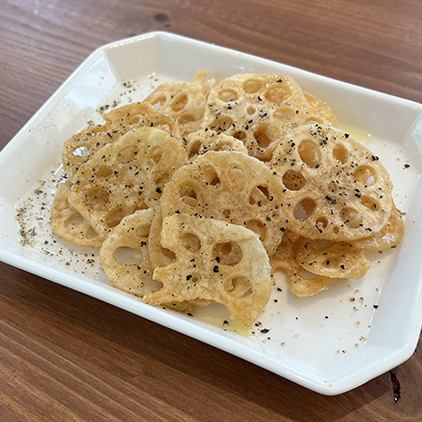蓮根のチップス