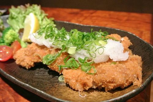 Chicken oroshikatsu (thigh meat)