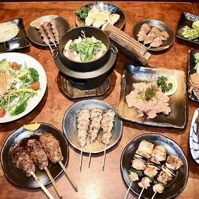 【各種宴会におすすめ】2時間飲み放題付き★より鶏コース[全6品]　5500円(税込)