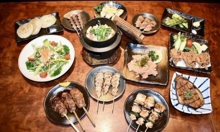 【各種宴会におすすめ】2時間飲み放題付き★より鶏コース[全6品]　5500円(税込)
