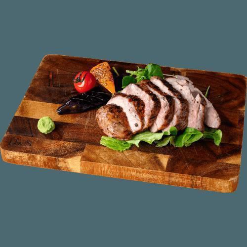 浜中ホエイ豚腕肉の炭火焼き