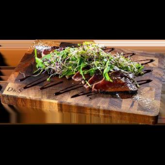 鰹のタリアータ