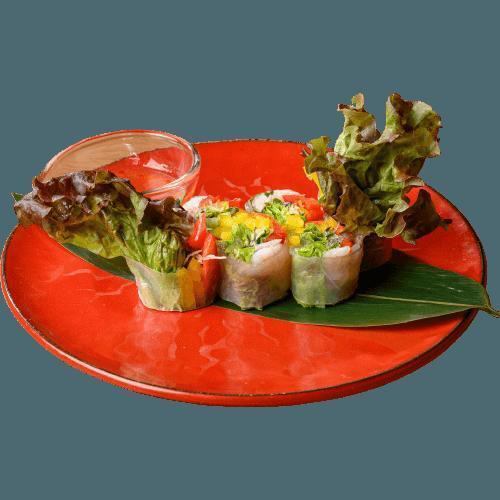 彩り野菜の生春巻き