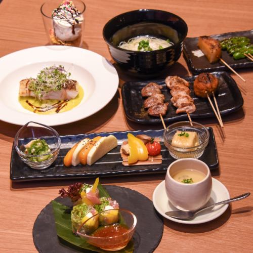 華蔵の魅力を凝縮！飲み放題付きの贅沢な華蔵コースをご提供