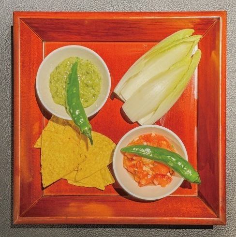 【Finger Food】アボカドチャンジャとサルサのディップ