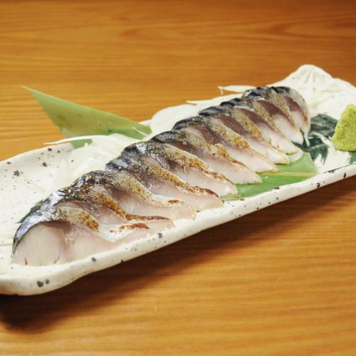 Broiled sushi mackerel