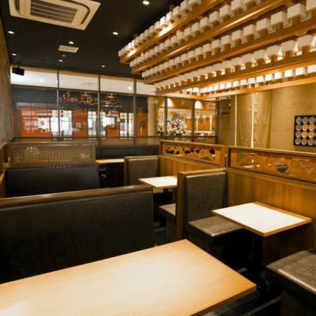 We also have private booth seating available, perfect for family meals.