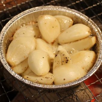 Grilled Garlic Foil