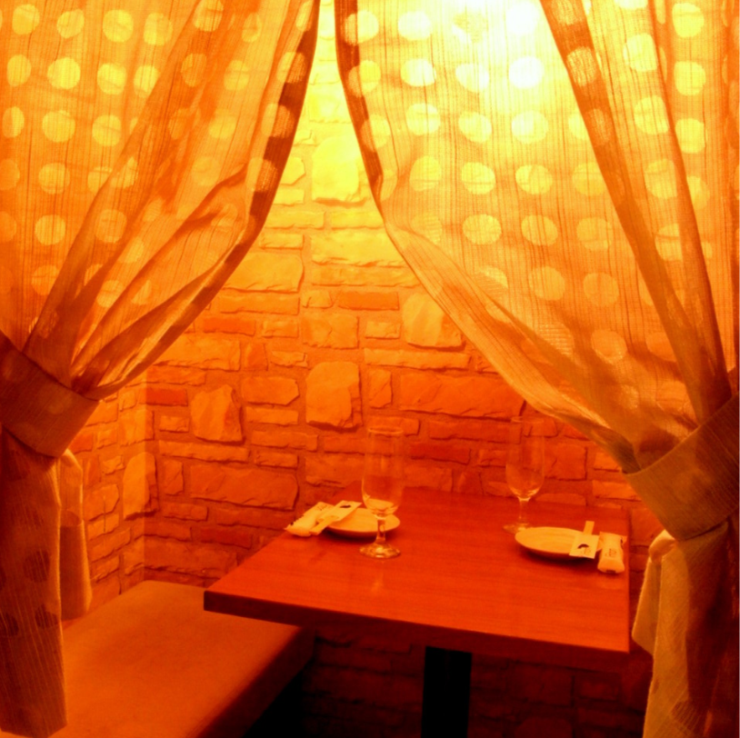 [Private room] Perfect for a date! We also have private rooms for two people available.