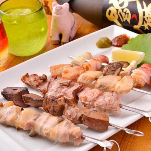 ■串焼5種盛合せ