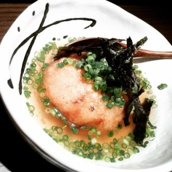 れんこん饅頭の揚げだし