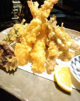 天麩羅の盛り合わせ