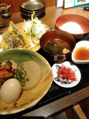 おでんと天婦羅