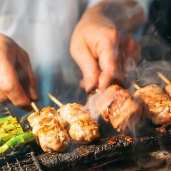 【焼き鳥】名古屋コーチン串焼き盛り合わせ