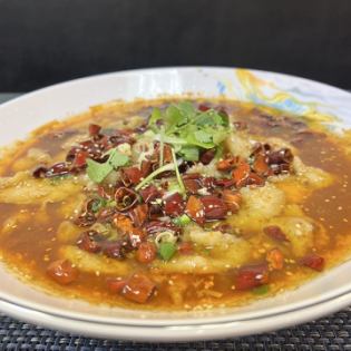 四川風魚の煮込み