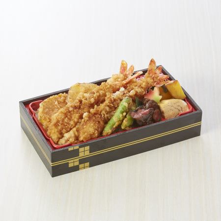 <17> Large shrimp tempura bento