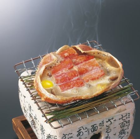 かに味噌甲羅焼き