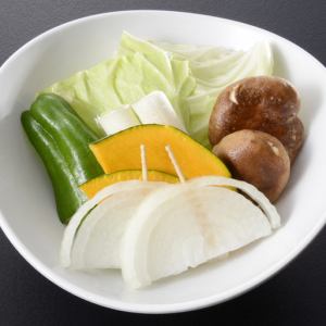 Assorted grilled vegetables